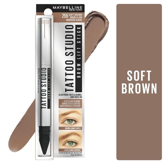 NEW, MAYBELLINE TATTOO STUDIO Brow Lift Stick - Set/Bundle 2 - Picture 2 of 5